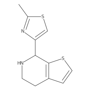 2-methyl-4-{4H,5H,6H,7H-thieno[2,3-c]pyridin-7-yl}-1,3-thiazole Structure