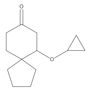 6-Cyclopropoxyspiro[4.5]decan-8-one结构式