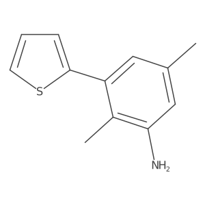 2,5-Dimethyl-3-(thiophen-2-yl)aniline Structure