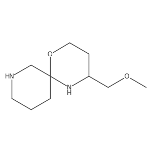 4-(Methoxymethyl)-1-oxa-5,8-diazaspiro[5.5]undecane Structure