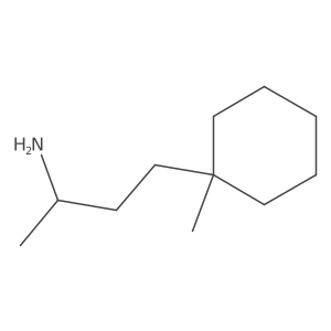 (2R)-4-(1-methylcyclohexyl)butan-2-amine Structure