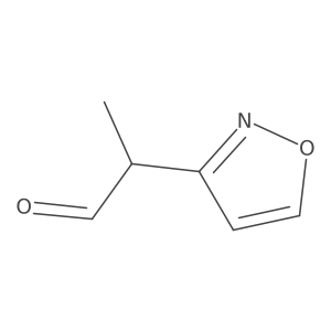 2-(1,2-Oxazol-3-yl)propanal结构式