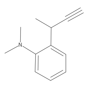 2-(but-3-yn-2-yl)-N,N-dimethylaniline Structure