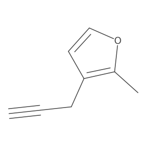 2-Methyl-3-(prop-2-yn-1-yl)furan Structure