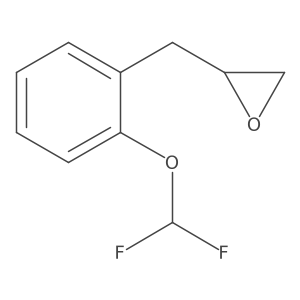 2-{[2-(Difluoromethoxy)phenyl]methyl}oxirane Structure
