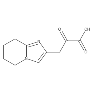 3-{5H,6H,7H,8H-imidazo[1,2-a]pyridin-2-yl}-2-oxopropanoic acid结构式