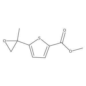 Methyl 5-(2-methyloxiran-2-yl)thiophene-2-carboxylate Structure
