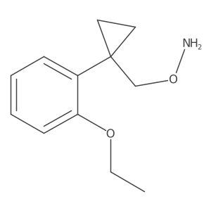 O-{[1-(2-ethoxyphenyl)cyclopropyl]methyl}hydroxylamine Structure