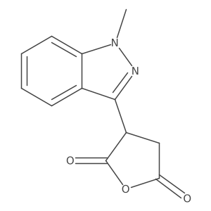 3-(1-methyl-1H-indazol-3-yl)oxolane-2,5-dione结构式