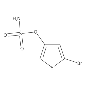 5-Bromothiophen-3-yl sulfamate结构式