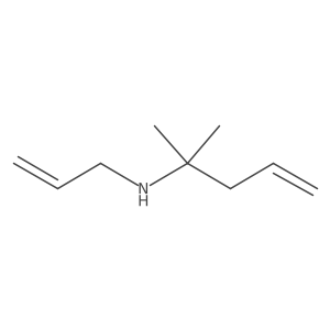 (2-Methylpent-4-en-2-yl)(prop-2-en-1-yl)amine结构式