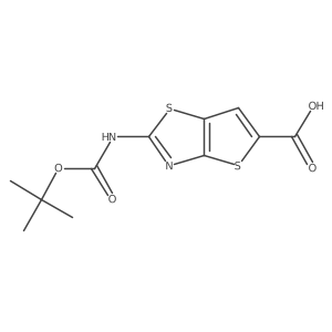 2-{[(Tert-butoxy)carbonyl]amino}thieno[2,3-d][1,3]thiazole-5-carboxylic acid Structure