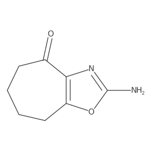 2-amino-4H,5H,6H,7H,8H-cyclohepta[d][1,3]oxazol-4-one Structure