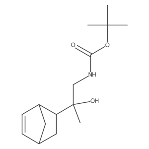 tert-butyl N-(2-{bicyclo[2.2.1]hept-5-en-2-yl}-2-hydroxypropyl)carbamate Structure