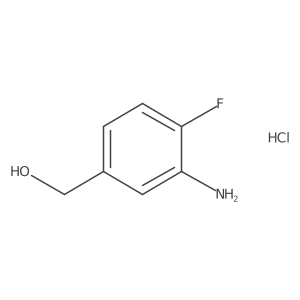 (3-Amino-4-fluorophenyl)methanol hydrochloride Structure