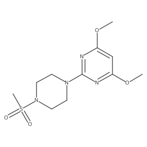 2-(4-Methanesulfonylpiperazin-1-yl)-4,6-dimethoxypyrimidine Structure