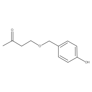 4-[(4-Hydroxyphenyl)methoxy]-2-butanone Structure