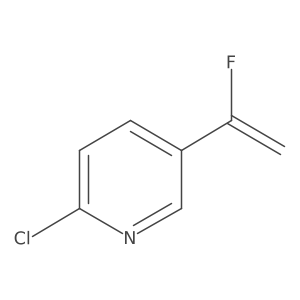 2-Chloro-5-(1-fluorovinyl)pyridine Structure