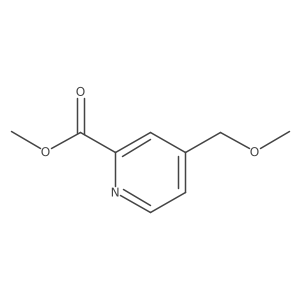 Methyl 4-methoxymethylpyridine-2-carboxylate结构式