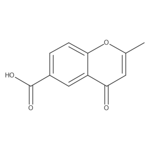 2-Methyl-4-oxo-4H-chromene-6-carboxylic acid Structure