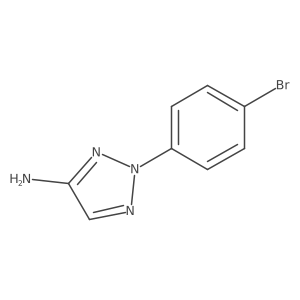 2-(4-bromophenyl)-2H-1,2,3-triazol-4-amine Structure
