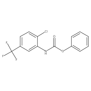 Phenyl [2-chloro-5-(trifluoromethyl)phenyl]carbamate Structure