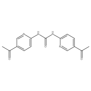 N,Na(2)-Bis(5-acetyl-2-pyridinyl)urea Structure