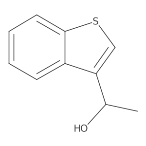 (R)-1-(benzo[b]thiophen-3-yl)ethanol结构式