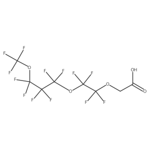 DiHydrogen-substituted fluoro triether Undecanoic acid Structure
