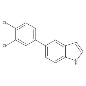 1h-Indole,5-(3,4-dichlorophenyl)- Structure