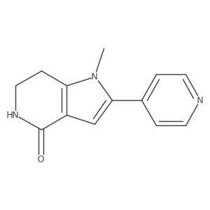 1-methyl-2-(pyridin-4-yl)-1H,4H,5H,6H,7H-pyrrolo[3,2-c]pyridin-4-one Structure
