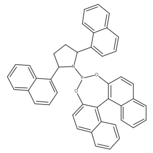 (2R,5R)-1-(11bR)-Dinaphtho[2,1-d:1',2'-f][1,3,2]dioxaphosphepin-4-yl-2,5-di-1-naphthalenylpyrrolidine Structure