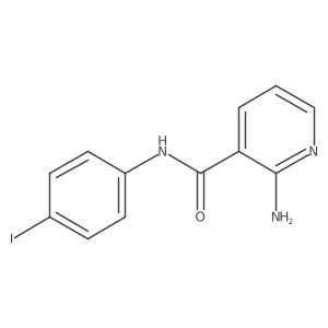 2-amino-N-(4-iodophenyl)pyridine-3-carboxamide结构式