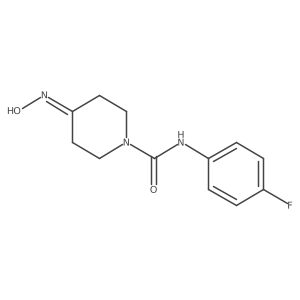 N-(4-fluorophenyl)-4-(hydroxyimino)piperidine-1-carboxamide Structure
