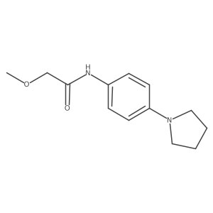 2-Methoxy-N-(4-(pyrrolidin-1-yl)phenyl)acetamide Structure