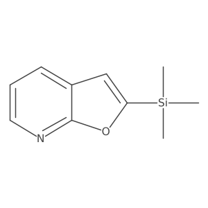 2-(Trimethylsilyl)furo[2,3-b]pyridine Structure