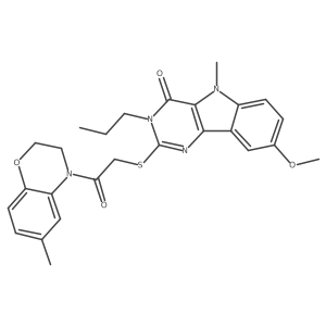 Methyl 4-[({5-[5-(acetylamino)-3-methylisoxazol-4-yl]-2-methylphenyl}sulfonyl)amino]benzoate结构式