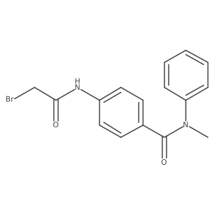 4-[(2-Bromoacetyl)amino]-N-methyl-N-phenylbenzamide Structure