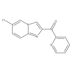 (6-Chloroimidazo[1,2-a]pyridin-2-yl)-pyridin-2-ylmethanone Structure