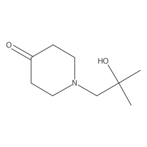 1-(2-Hydroxy-2-methylpropyl)piperidin-4-one结构式