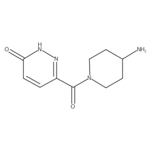 NC1CCN(C(=O)c2ccc(=O)[nH]n2)CC1结构式