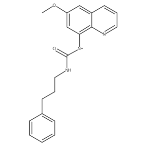 1-(6-Methoxyquinolin-8-yl)-3-(3-phenylpropyl)urea Structure
