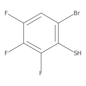 6-Bromo-2,3,4-trifluorobenzenethiol结构式
