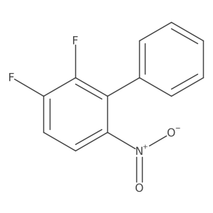 1,2-Difluoro-4-nitro-3-phenylbenzene Structure