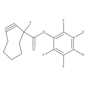 Pentafluorophenyl 3-Fluoro-cyclooctyne 3-Carboxylate Structure