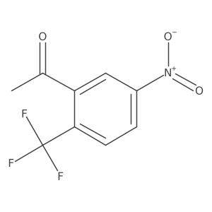 1-(5-Nitro-2-(trifluoromethyl)phenyl)ethanone Structure