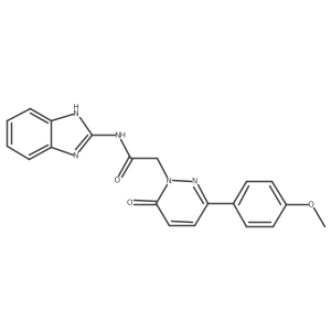 N-(1H-benzimidazol-2-yl)-2-[3-(4-methoxyphenyl)-6-oxopyridazin-1(6H)-yl]acetamide Structure