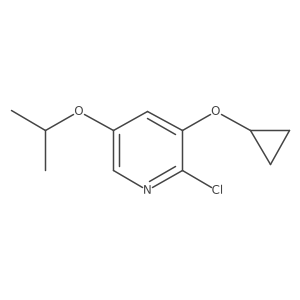 2-Chloro-3-cyclopropoxy-5-isopropoxypyridine Structure