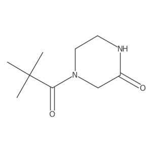 4-(2,2-Dimethylpropanoyl)piperazin-2-one Structure