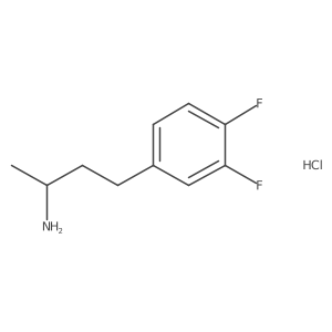 4-(3,4-Difluorophenyl)butan-2-amine hydrochloride Structure